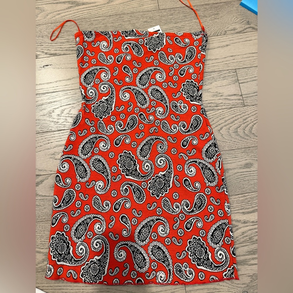 Urban Outfitters Red and Black Dress